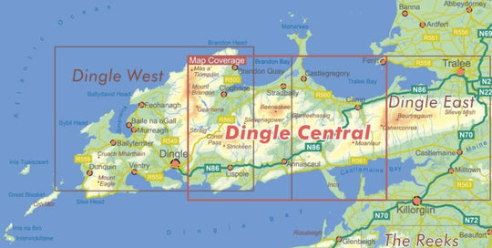 Dingle Central Beenoskee Encapsulated 1:25,000 Map