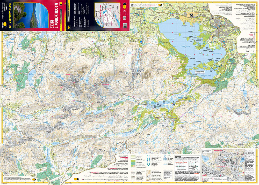 Harvey MacGillycuddy's Reeks 1:30000