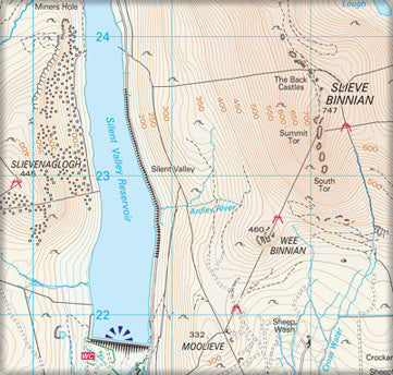 OSNI Mournes Activity Map Water Resistant Paper 1:25000