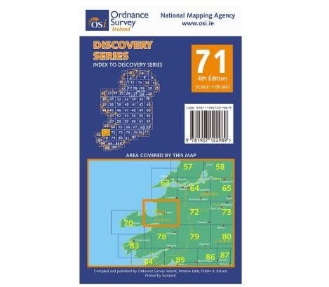 OSI Discovery Series Sheet 71 Lamfold Map