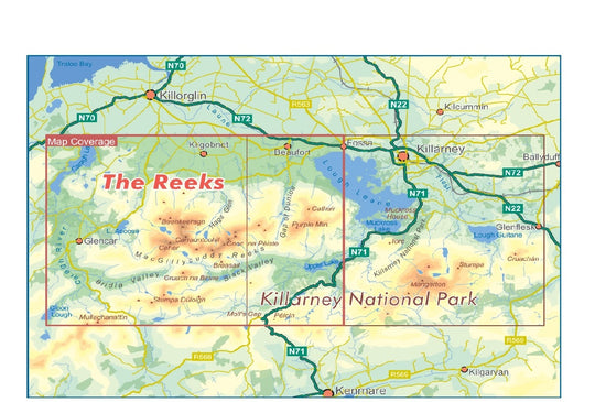 Killarney National Park 1:20,000 Encapsulated Map