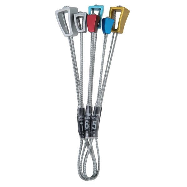 Superlight Offset Rock (Nut) on Wire Anodised Set 5-10