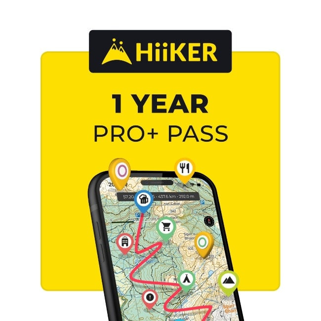 Hiiker Pro+ Annual Subscription