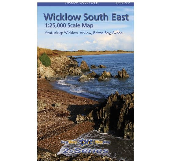 Wicklow South East 1:25000 Paper Map adventure.ie