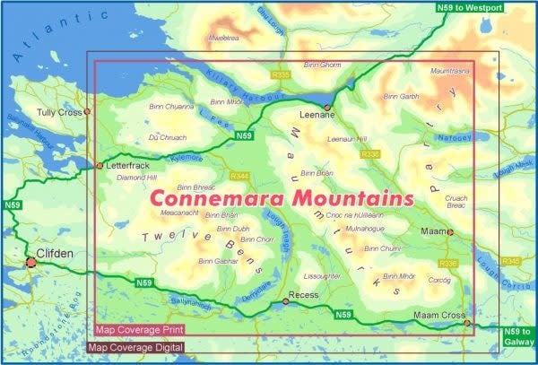 Connemara 1:25000 Encapsulated Map