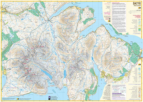 Harvey Skye Cuillin 1:25000