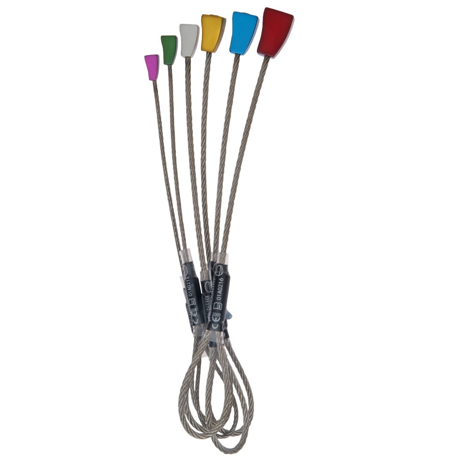 Rock (Nut) on Wire Anodised Set 1-6 Superlight Rocks